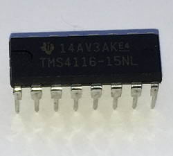 4116 Lower RAM IC (Texas Instruments)