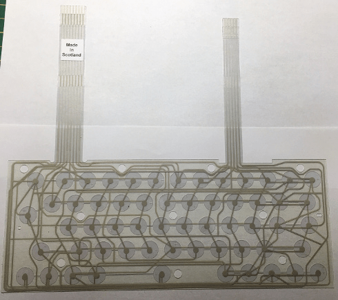 Keyboard membrane - 48K Plus & 128K Toastrack models only