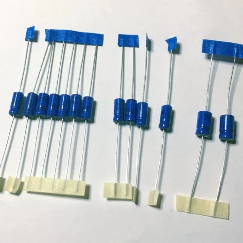 Vishay Axial Electrolytic Capactitor SET for 128K Toastrack
