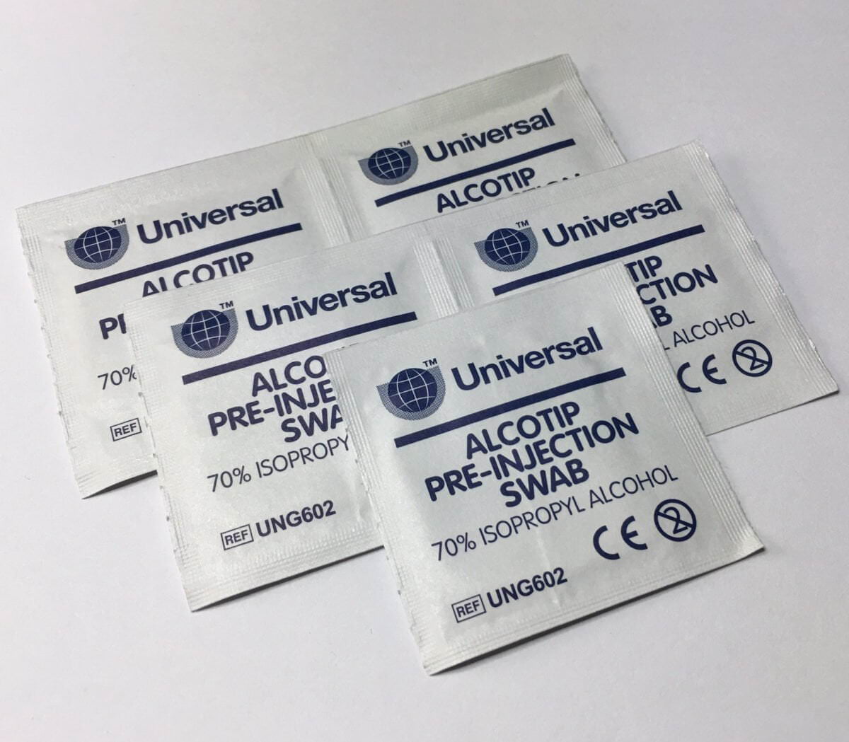 5 x Isopropyl Alcohol Wipes
