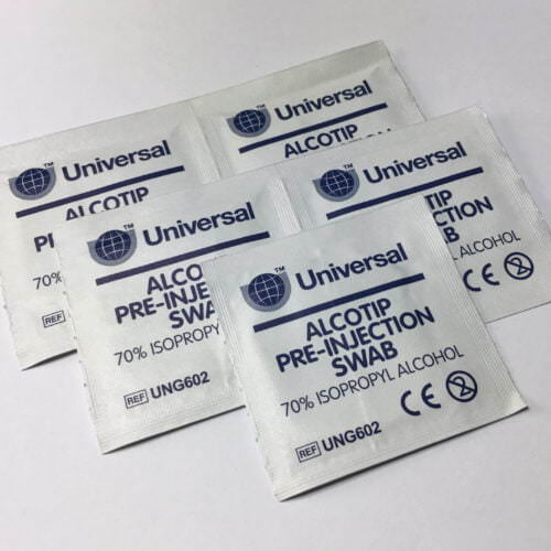 5 x Isopropyl Alcohol Wipes