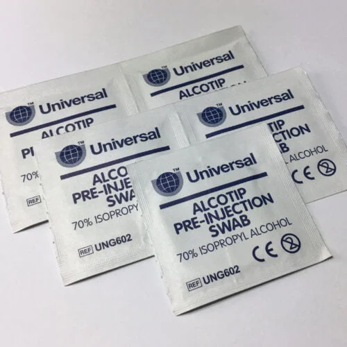 5 x Isopropyl Alcohol Wipes