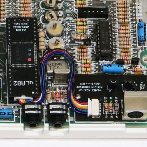 vLA82S+ Spectrum ULA Replacement with RGB interface and AY Emulator - Both External and Internal interfaces included