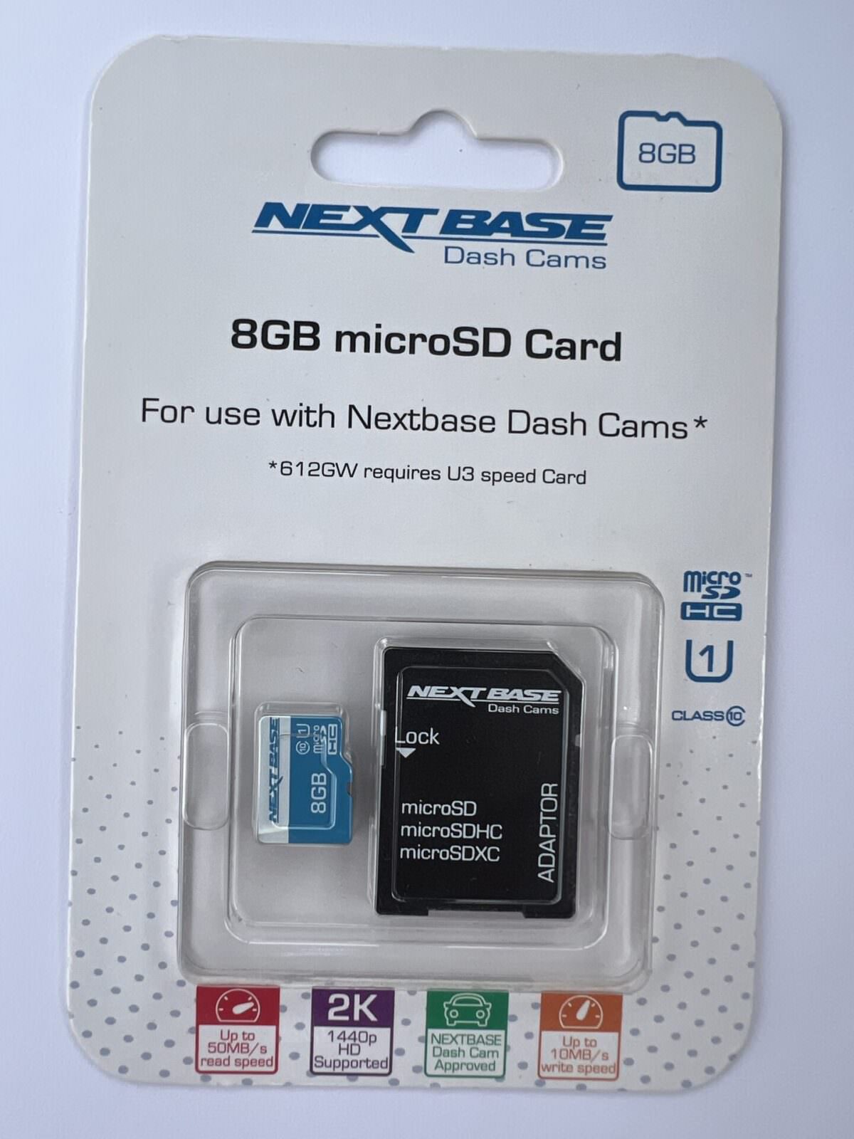 Branded 8gb MicroSD Card and adapter - NEW & SEALED