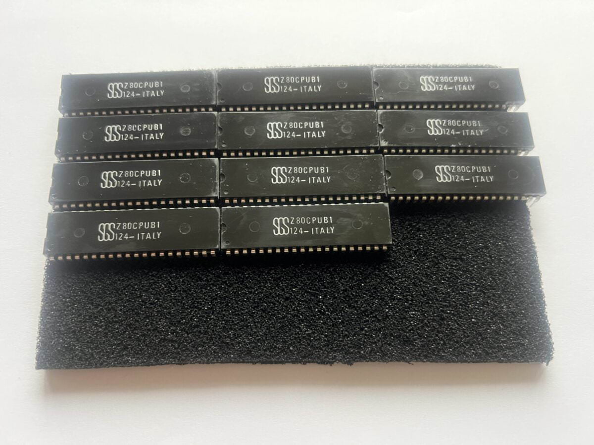 Z80 Processor - SGS NMOS cpu. BRAND NEW STOCK.